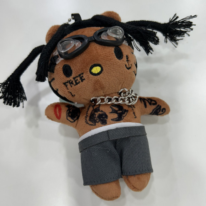 힙합 키치 타투 키티남친 인형키링