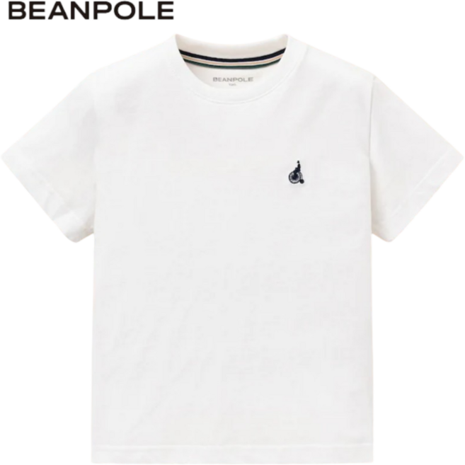 [매장발송] 빈폴 키즈 반팔티셔츠 봄여름 초등 여아 남아 베이직 라운드