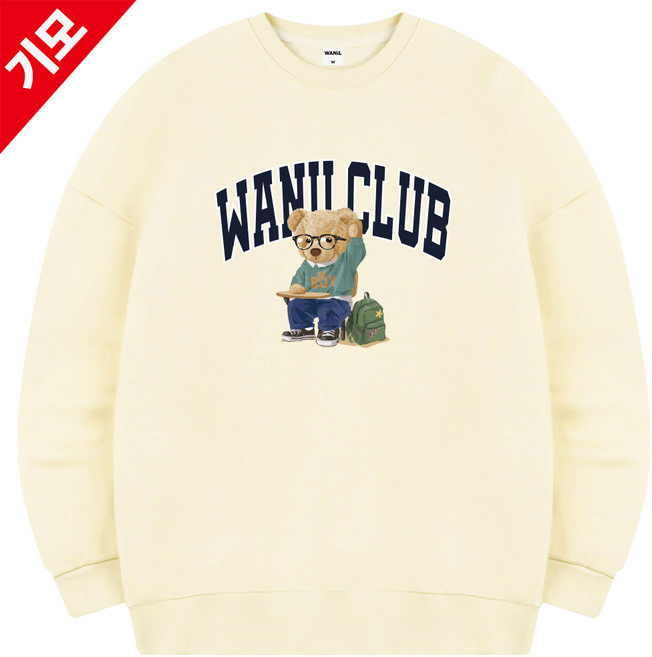 서프런던 스터디베어 기모 오버핏 맨투맨 ZAMS_0008