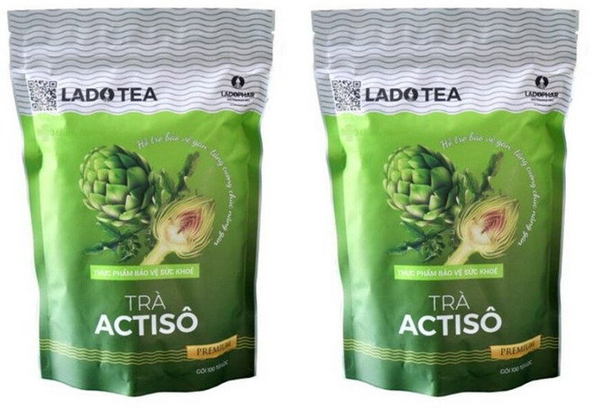 달랏 특산 LADOPHAR 라도파 아티소 차 아티초크 차 베트남 허브차, 200g, 100개입, 2개, 2g