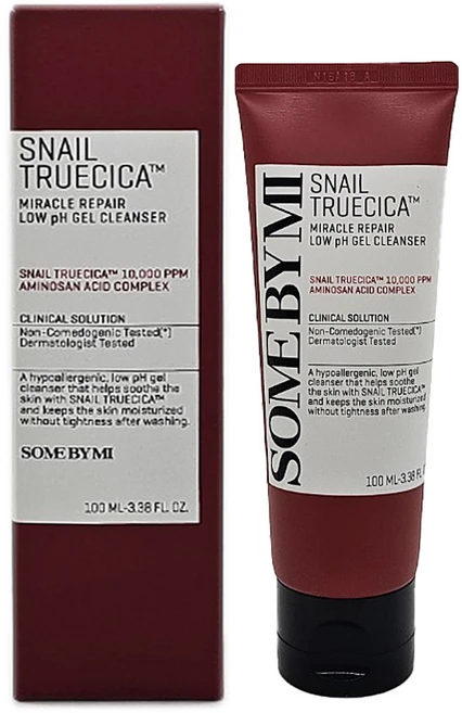 썸바이미 스네일 트루시카 미라클 리페어 약산성 젤 클렌저 [100ml], 100ml, 1개 - 쿠팡