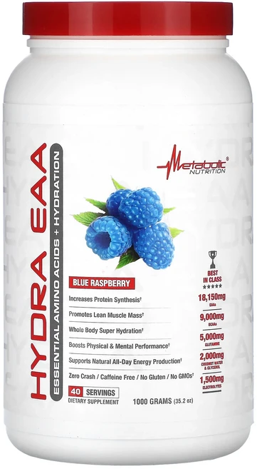 효과가 좋은 Metabolic Nutrition 하이드라 EAA 블루 라즈베리 1000g(35.2oz) 최저가격, MetabolicNutrition하이드라EAA블루라즈베, 1kg, 1개 - 쿠팡