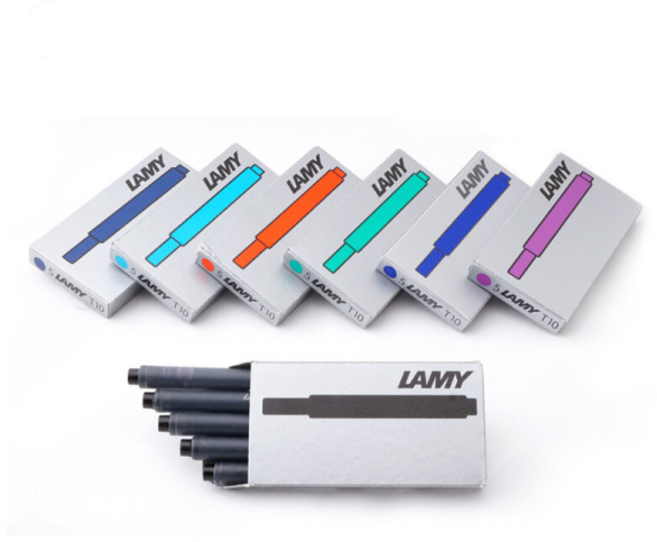 LAMY T10 만년필용 일회용 잉크 카트리지 5p, BLUE, 10개