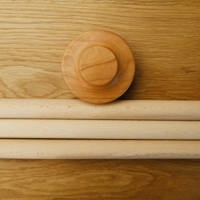 애플 홈팟 원목 스탠드 apple homepod 거치대 인테리어소품, 벚나무헤드 40cm밤나무막대길이