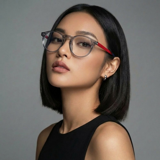 가벼운 변색 안경 변색 선글라스 자외선 블루라이트차단 뿔테 시력보호 실내외겸용 자동변색