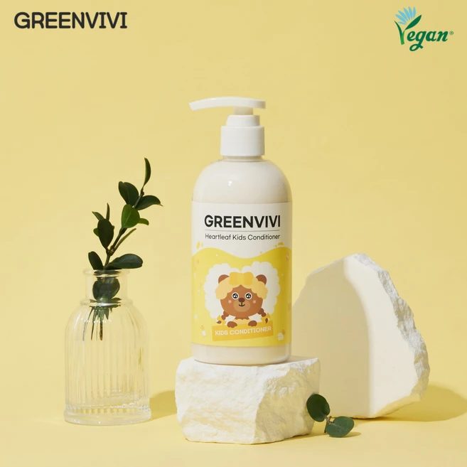 그린비비 키즈 어린이 비건 린스 컨디셔너 트리트먼트, 1개, 295ml - 쿠팡