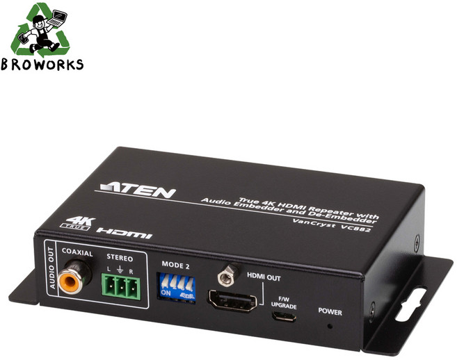 ATEN 에이텐 VC882 True 4K HDMI 리피터 (임베더 & 디임베더)