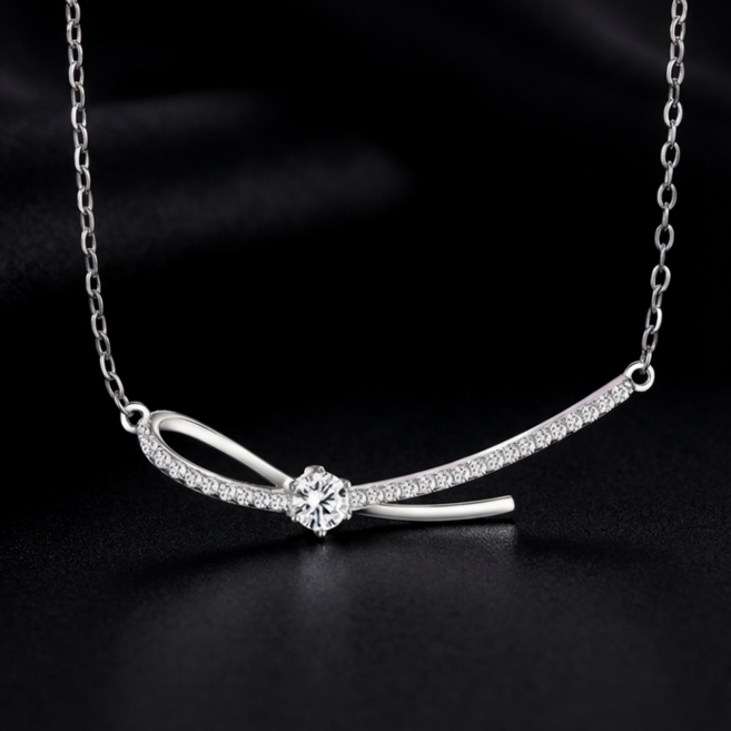 다예품 14K도금 알러지방지 925실버 여성 은목걸이