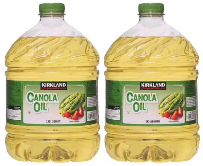 커클랜드시그니춰 대용량 카놀라유 오일, 2.83L, 2개
