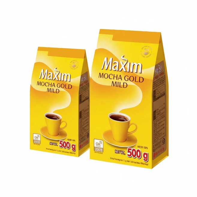 맥심 모카골드 커피 리필 500g x2개