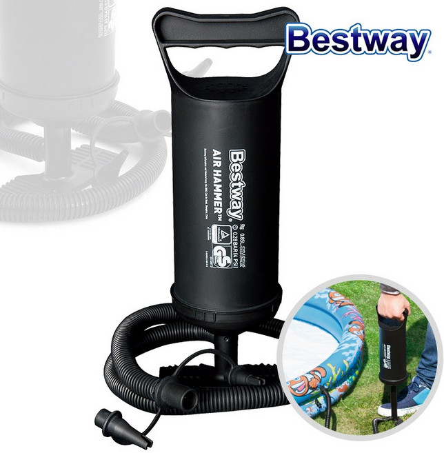 BW 62002 30cm 손펌프/에어매트/레저/튜브/공기주입, 단품