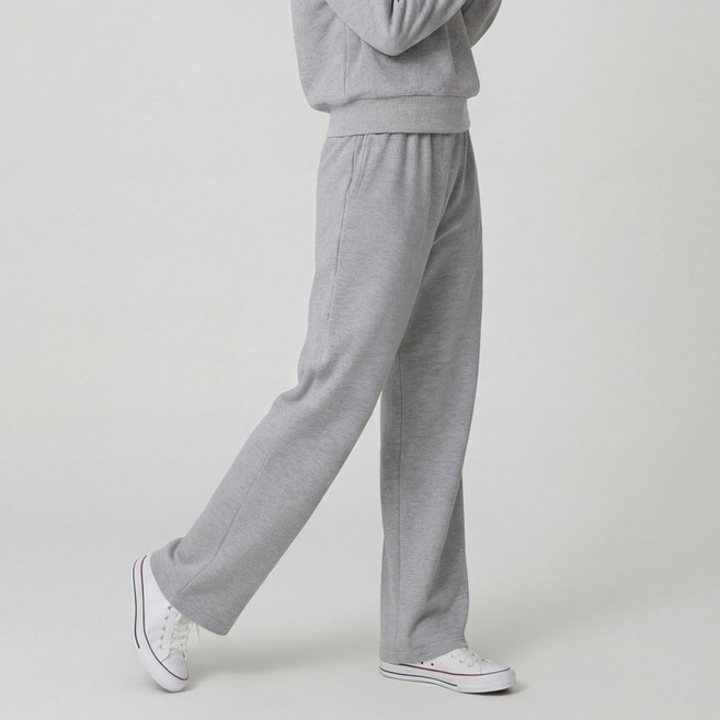 일자 트레이닝 팬츠 여자 긴바지 3단쭈리 여성팬츠 츄리닝 남녀공용 2color