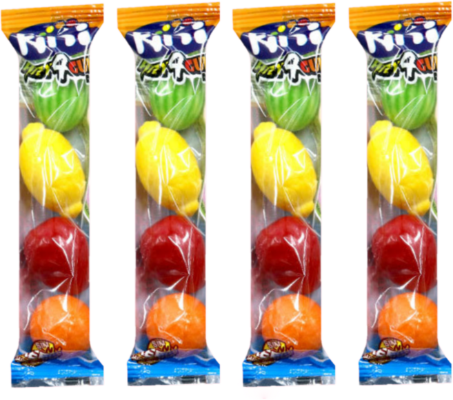 피니 피지 과일모양껌, 20g, 4개