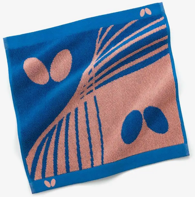 버터플라이 탁구 라시클 핸드 타월 35x35cm, 핑크마린, 1개