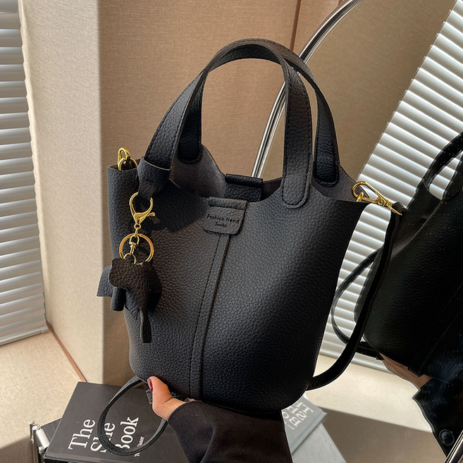 여성 데일리 버킷백 겸 숄더백 크로스백 버킷 백