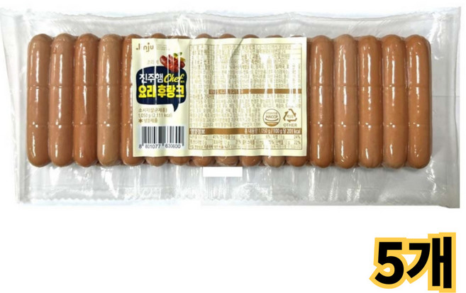 진주햄 쉐프 요리후랑크 /냉장, 1.05kg, 5개