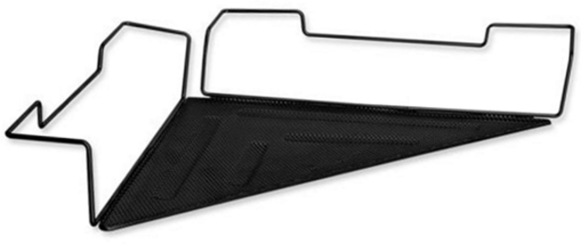 에이지리스에비뉴 데스크 사무용품 화분보관 파티션 메탈 선반 코너랙, 블랙, 쿠팡C 블랙