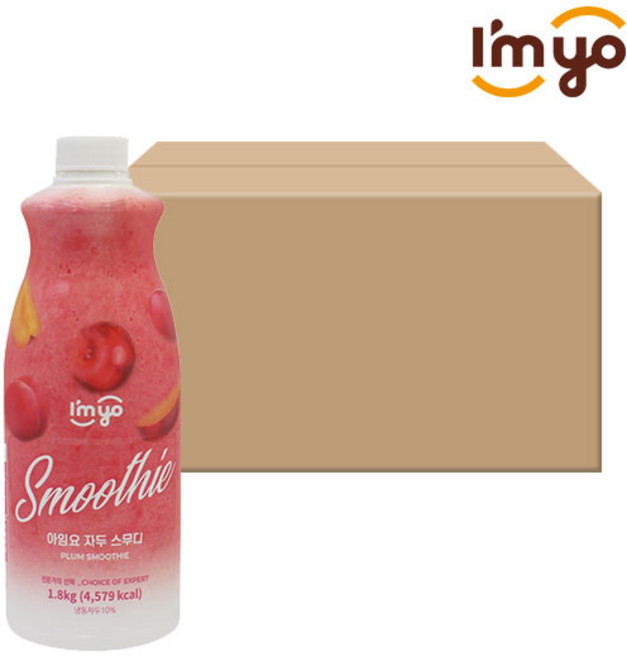 아임요 자두 스무디 1.8kg 1박스 6개