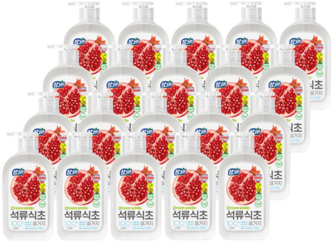 참그린 석류식초 설거지 주방세제 470g, 20개