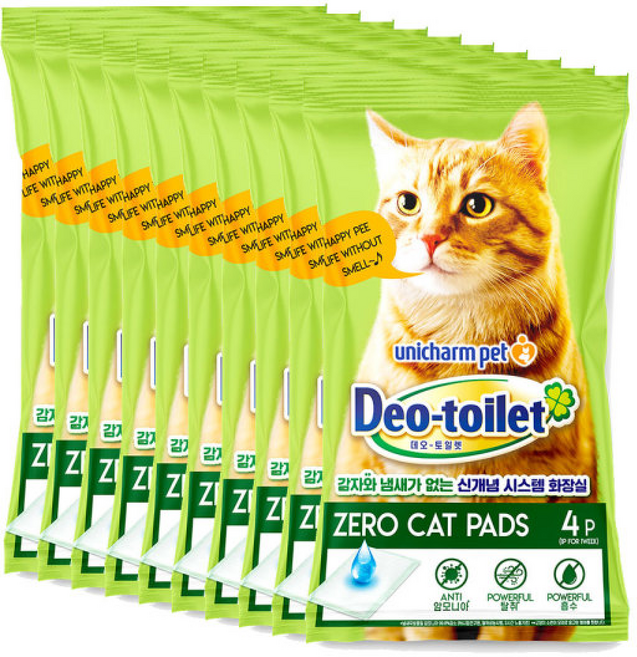 데오토일렛 고양이 패드 4P, 기타, 10개