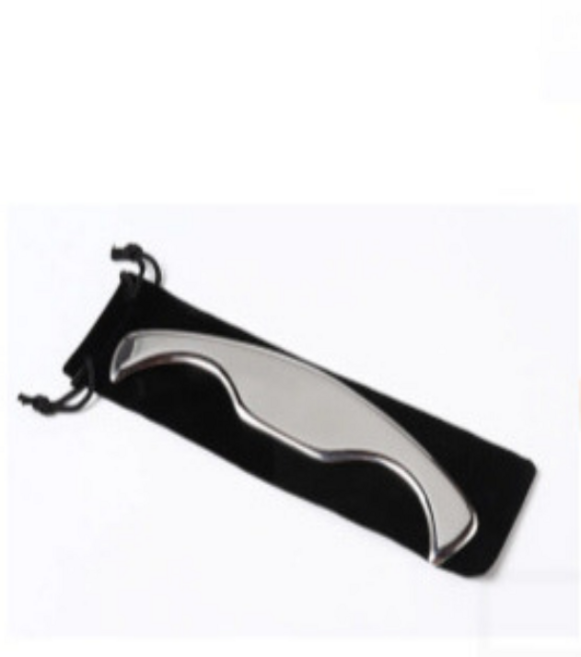 나진 스텐 바디 페이스 지압 경락 마사지 돌핀 리프팅 괄사 NJ419, 1개