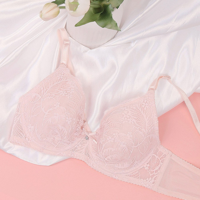 [비너스] 멜로우 레이스 와이어 홑겹 브라 / A-C컵