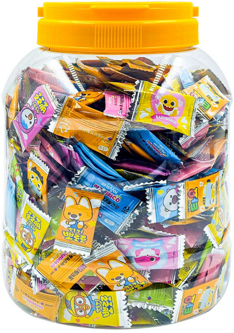 위클 혼합 비타민 CD 아연 유아 키즈 어린이 비타민캔디 뽀로로 핑크퐁 아기상어 타요, 1개, 1kg