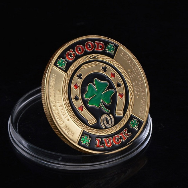 기념 주화 코인 포커 카드 가드 보호대 금속 기념품 행운의 동전 게임 홀덤 액세서리 칩 카지노 수집 선물, [01] style-1
