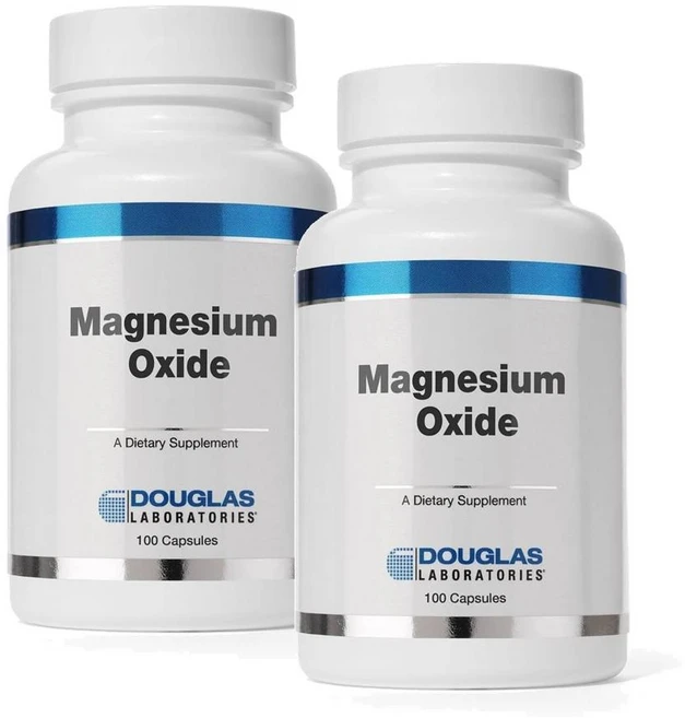 더글라스랩 마그네슘 옥사이드 캡슐 Douglas Laboratories Magnesium Oxide, 2개, 100정 - 쿠팡