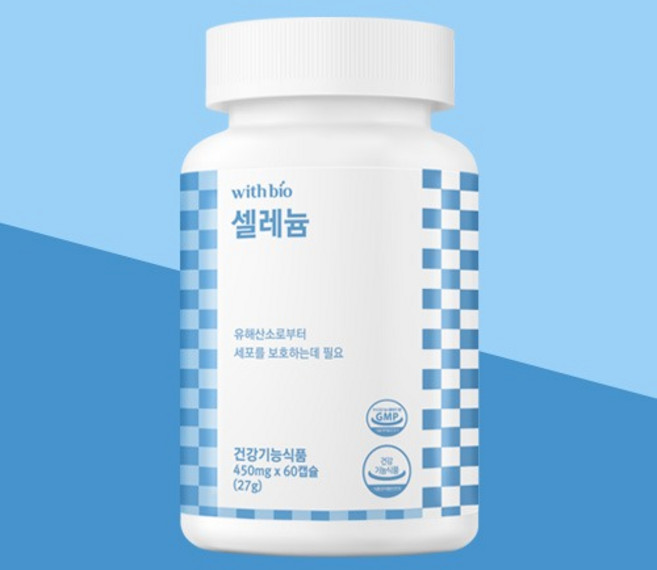 필수적인영양소 유해산소로부터 세포보호에 필요한 셀레늄 위드바이오 스마트세일즈, 1개, 60정