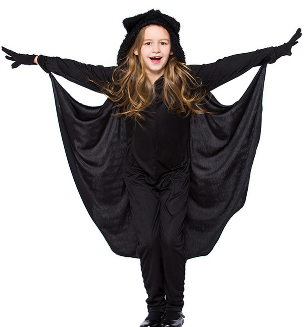 어린이 할로윈코스튬 박쥐 호박 의상 모자 세트 코스프레 아동 분장