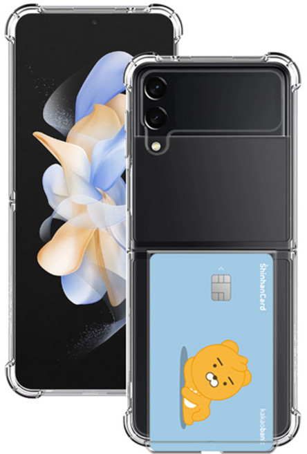 워너프 투명 카드 수납 젤리 휴대폰 케이스