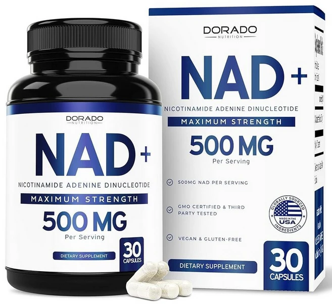 DORADO NUTRITION 온 NAD SUP 업plement (30 CAP 모자sules) - PREMIUM 프리미엄 NicotinaMID 미드e (500mg OF 오브 9, 1개 - 쿠팡