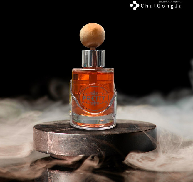 센텍 프리티 송풍구 디퓨져 방향제 자동차 차량용 차량용방향제, 블랙체리, 2개