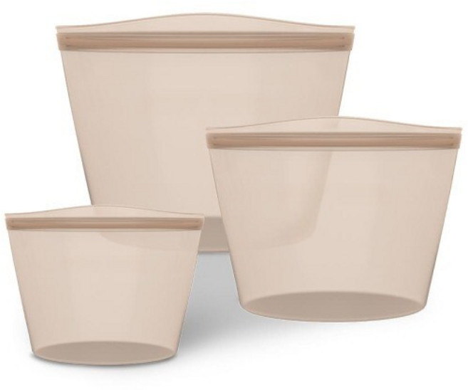 바겐슈타이거 실리콘 지퍼백 3종 피치, 1개