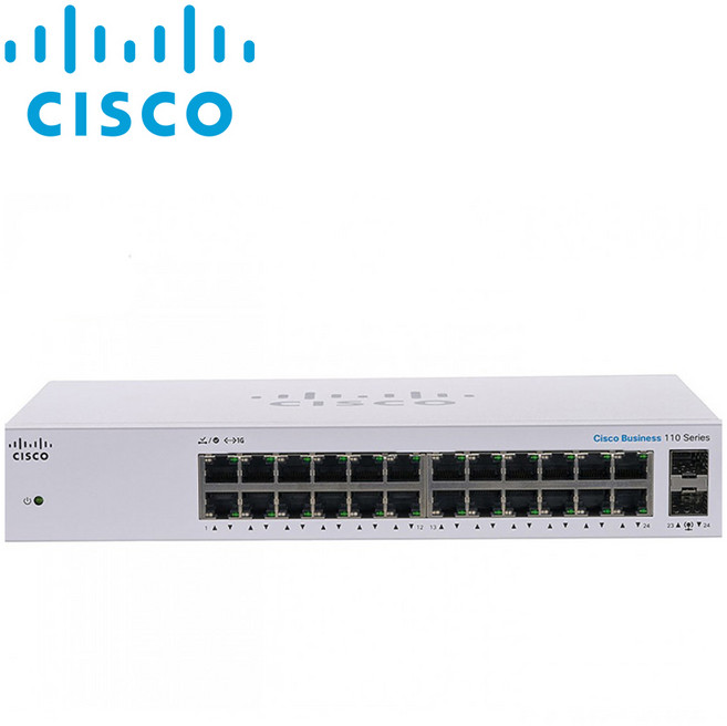 시스코 CBS110-24T [비관리형 1Gbps 24Port or 1G 2Port SFP Switch]
