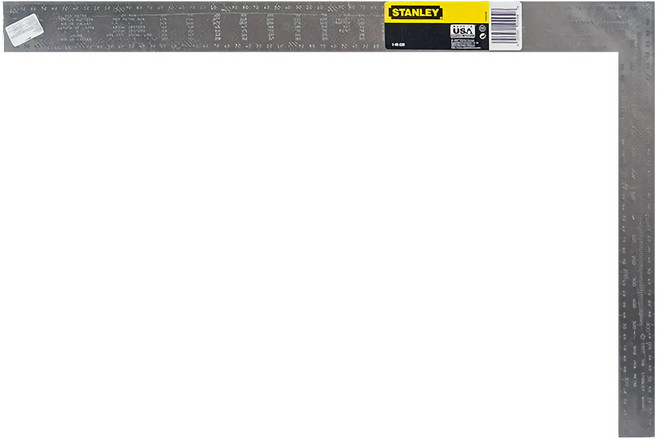 스탠리공식대리점 45-530 카펜터 직각자 쇠자 철자 스틸자 각도자 산업용 공업용 목공 목수, 1개