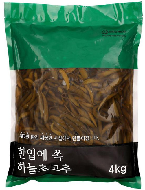 한입에쏙하늘초고추 4KG한양에프티㈜, 1개, 4kg