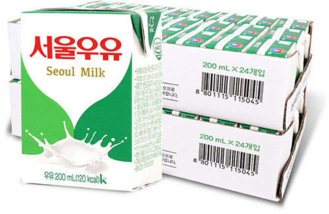멸균우유 매일유업 핫딜 오리지널, 서울우유 멸균 흰우유 200ml 48팩, 200ml, 48팩