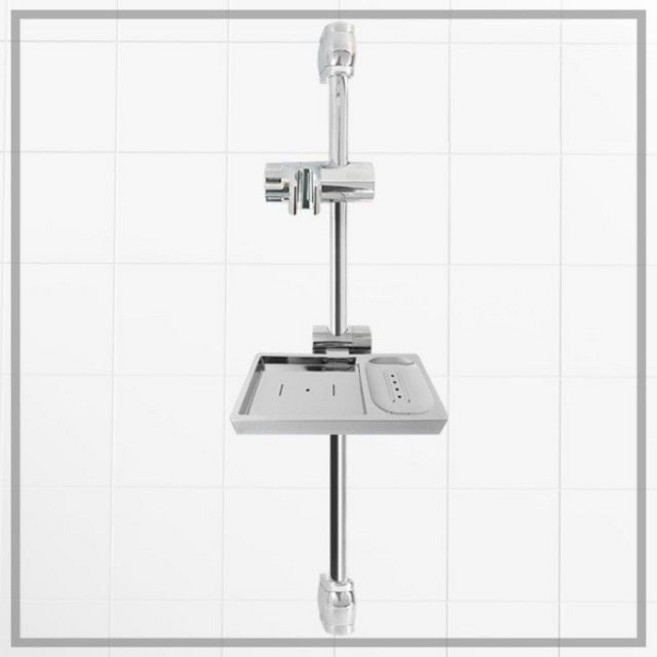 다솜 DSB-6500 선반 슬라이드바 샤워기걸이 거치대 욕조샤워, 1개