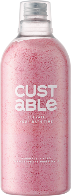 1000ml 거품 입욕제 올데이 커스터블 파우더형 배쓰밤 로즈, 1kg, 1개