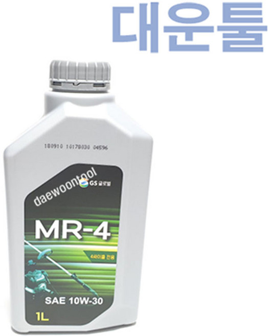 GS칼텍스 가솔린 엔진오일 가솔린 4행정 싸이클 (1L) MR-4, 1개
