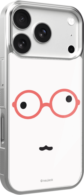 [168cm x 눈멍이] 실버 프레임 맥세이프케이스