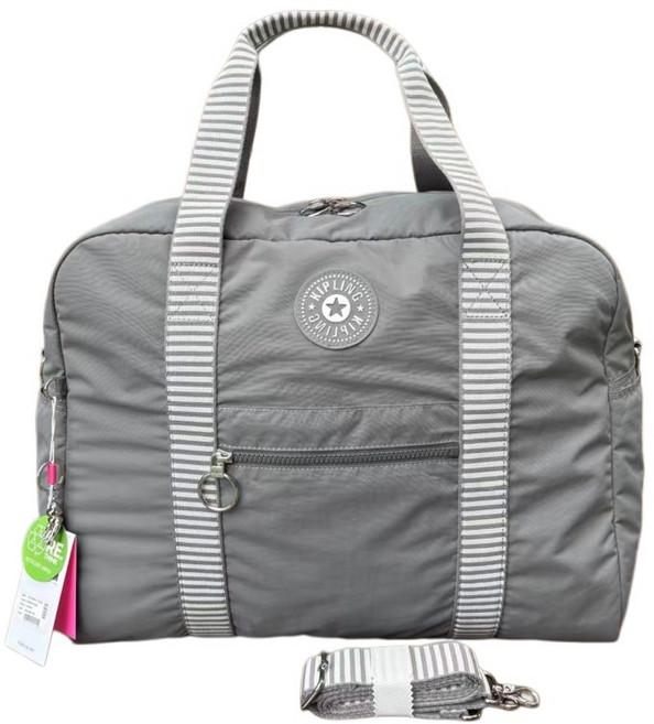 키플링 최신상 대형 여행용 백 - 캐리어 확장 벨트 장착 & 크로스백 겸용 라지 토트백