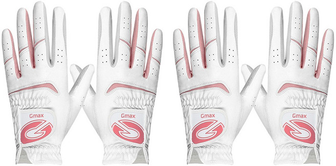 KPGA 지맥스 여성양손 골프장갑 양손2세트, 화이트, 2개