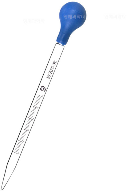 고급형 유리 파란 스포이드 1ml~10ml 1개 과학실험 어항청소, 2 파란 유리스포이드 3ml 1개