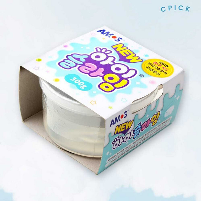 아모스 아이 슬라임 300g 투명 클리어 슬라임 DIY재료 픽앤코501
