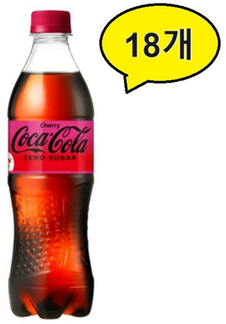 [본사직영] 코크제로 체리, 500ml, 18개