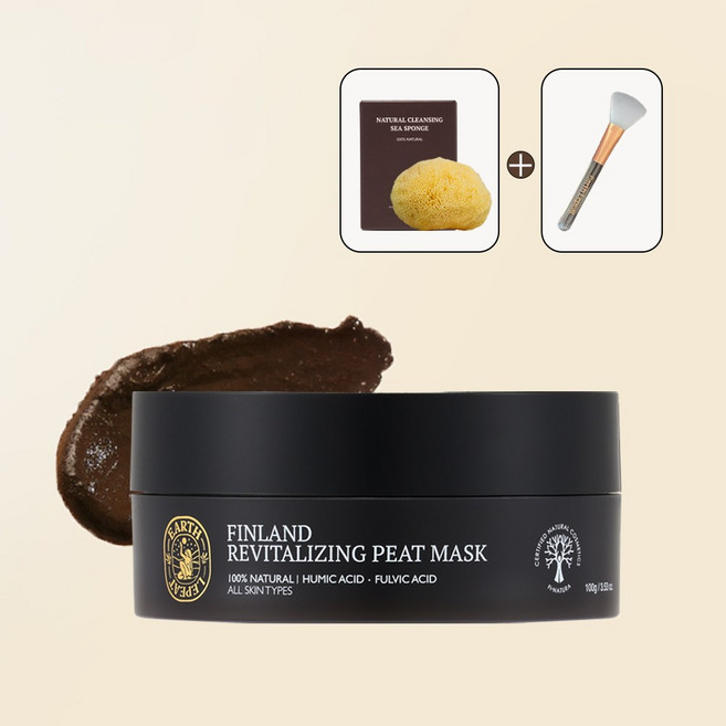 얼스레피트 핀란드 천연 모공팩 3종 패키지 피트머드 마스크팩, 1개, 1개입