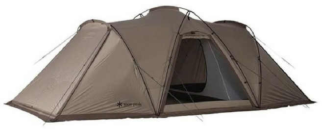 snow peak Land Nest Shelter 別墅帳 黑營柱限定款, 黑限定, 4人